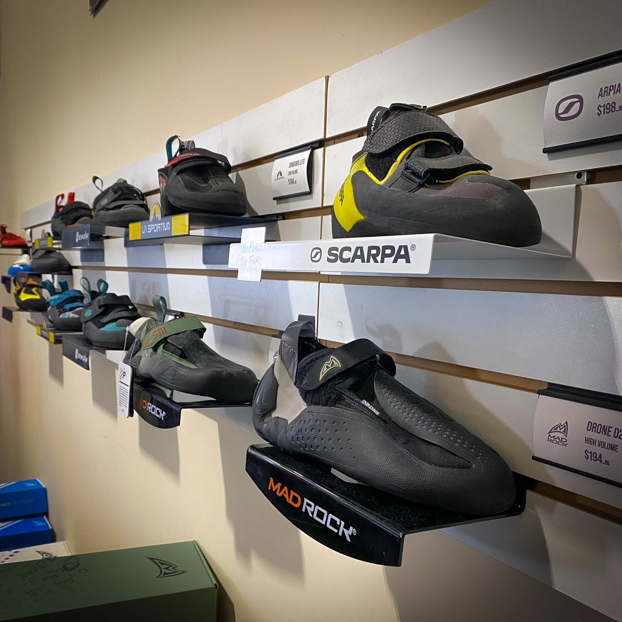 We've got you covered for climbing gear, and now you can check what's in stock online! If you don't…
