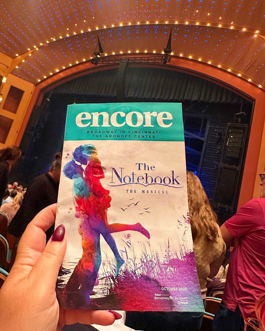 Got to see @notebookmusical last night at the @aronoffcenter! Wow - what a show! I actually didn't know what to expect because I'd never seen the movie! (shocker!) 
It's romantic, funny and a beautiful show! One not to be missed for sure! It's in town thru October 26! 
And swipe right to see my "date" for the night as well as my pre-show dinner from @bourbonscincinnati which included: 
🍟 Queso Poutine Fries - are you kidding me? Just as delicious as they sound - TRUST ME!
🐂 Short Rib Ragu - this sauce is a very rich tomato sauce with tender shreds of short rib - oye!
🐟 Faroe Island Salmon - we were almost worried it looked dry but NOPE - it was PERFECTLY cooked!!! 
Plus - it's SO CLOSE to the Aronoff! If you're looking for a pre-show dinner - it's a great option!
#cincinnatiohio #cincyeats #cincinnatiinfluencers  #cincyoh #cincinnati #cincy #513eats #cincinnatioh #cincyinfluencer #cincyfoodie #cincylocal #cincinnatieats #cincyfood #cincinnatifood #513food #aronoff #thenotebook