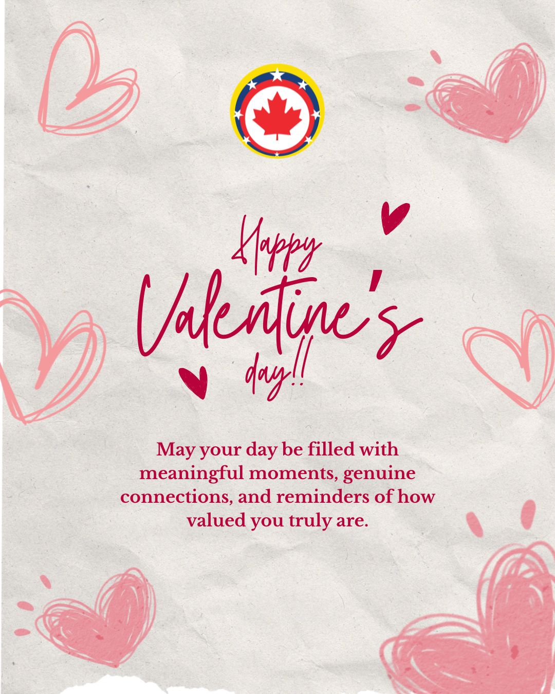 Feliz Día de San Valentín. Ya sea que lo celebres en pareja, con amigos o con un buen postre, que tu día tenga cero presión, muchas risas y el nivel justo de dulzura que tú decidas.
-
Happy Valentine’s Day. Whether you’re celebrating with a partner, your friends, or just a solid dessert choice, may your day be low on pressure, high on laughs, and exactly as sweet as you want it to be.