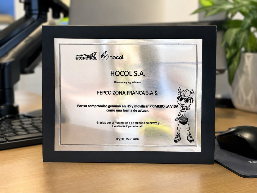 Recibimos un reconocimiento por parte de HOCOL por…