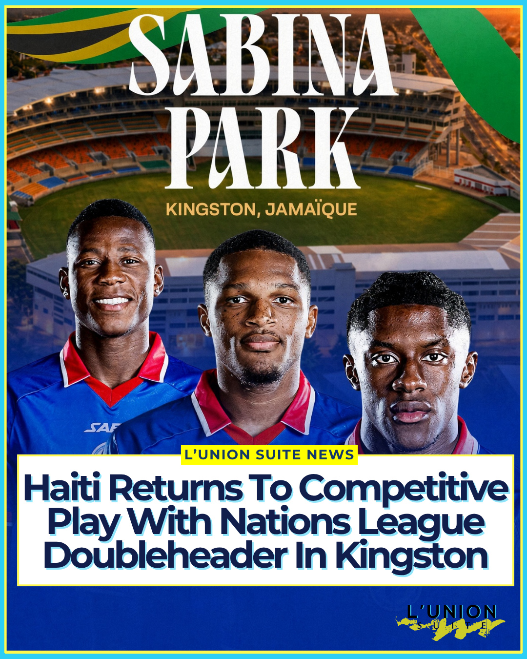 See You In Jamaica!!
Haiti’s national team will play its first competitive matches since the 2026 World Cup this month, opening Concacaf Nations League play with two games at Sabina Park.
Match Calendar:
🇯🇲 Sept. 24 — Haiti vs. Trinidad and Tobago
Sabina Park Stadium, Kingston, Jamaica
🇯🇲 Sept. 27 — Haiti vs. Costa Rica
Sabina Park Stadium, Kingston, Jamaica
🇩🇴 Oct. 1 — Dominican Republic vs. Haiti
Estadio Olímpico Félix Sánchez, Santo Domingo
🇨🇷 Oct. 4 — Costa Rica vs. Haiti
Estadio Ricardo Saprissa Aymá, San José, Costa Rica
The Grenadiers face Trinidad and Tobago on Thursday, Sept. 24, at 9 p.m., then Costa Rica on Sunday, Sept. 27, at 9 p.m. Both matches will be played in Kingston because Haiti remains unable to host internationals at home.
The window continues on the road. Haiti visits the Dominican Republic on Oct. 1 at 8 p.m. at Estadio Olímpico Félix Sánchez in Santo Domingo, then closes the stretch Oct. 4 at 6 p.m. against Costa Rica at Estadio Ricardo Saprissa in San José.
The four fixtures are part of the 2026–27 Concacaf Nations League League A group stage. Haiti is drawn with Costa Rica, Trinidad and Tobago, Curaçao, Nicaragua, and the Dominican Republic. The top two teams in the group advance toward the quarterfinals, with a path that also feeds into qualification for the 2027 Gold Cup.
The timing matters. @FHFHaiti returned to the World Cup this summer for the first time since 1974 and exited the group stage after losses to Scotland, Brazil, and Morocco. The last match, a 4-2 defeat to Morocco in Atlanta, produced Haiti’s only two goals of the tournament. These Nations League dates are the first official matches since that campaign ended.
For the diaspora, Kingston is the reachable stop. South Florida, Jamaica, and the wider Caribbean can get to Sabina Park in a way they cannot get to a home game in Port-au-Prince.
Haiti will need points early. Costa Rica is the group’s most established side. Trinidad and Tobago is a familiar Caribbean rival. Two results in Kingston would give the Grenadiers a platform before the October trips to Santo Domingo and San José.
#lunionsuite #haitianamerican #haitian
