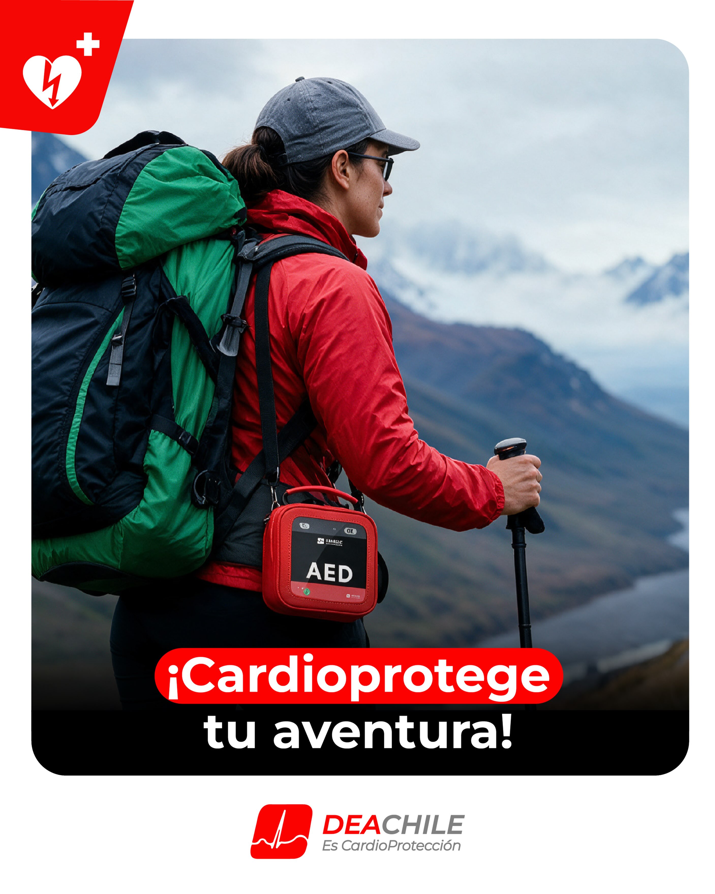 🏃♂️🏔️ Cardioprotege tu aventura!
Cuando la ruta te lleva más lejos.
Estar preparados también es parte del camino.
Con PRIMEDIC HeartSave myPAD, tienes un DEA compacto, liviano y fácil de transportar para acompañar tus actividades deportivas y outdoor.
Lleva la cardioprotección donde quieras ❤️⚡️ .
www.deachile.cl